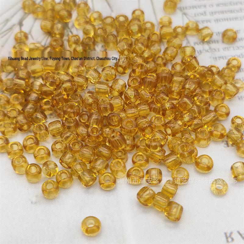 Colorful Transparent Glass Beads 2-4mm for Ethnic Clothing and Jewelry Accessories