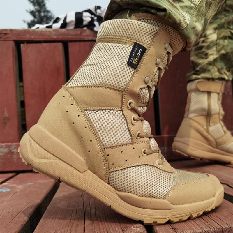 Υψηλής ποιότητας Special Force Tactical Boots Desert Combat Ανδρικές Μπότες Υπαίθριες Μπότες πεζοπορίας Ελαφριές ανδρικές μπότες μεγάλο μέγεθος 49