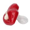 Funny Pacifier Lovely Red Lip Shape Safe Eco Friendly Silicone Mouth Support Infant Baby Pacifier