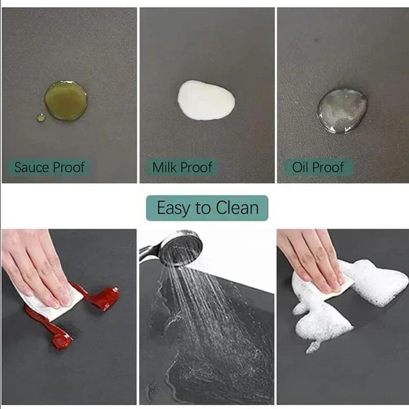 Abtropfmatte für die Küche mit Vintage-Kaffee-Aufdruck, super saugfähig, fleckenverbergende Geschirrunterlage mit Rutschfestigkeit für Kaffeemaschinen-Arbeitsplatten