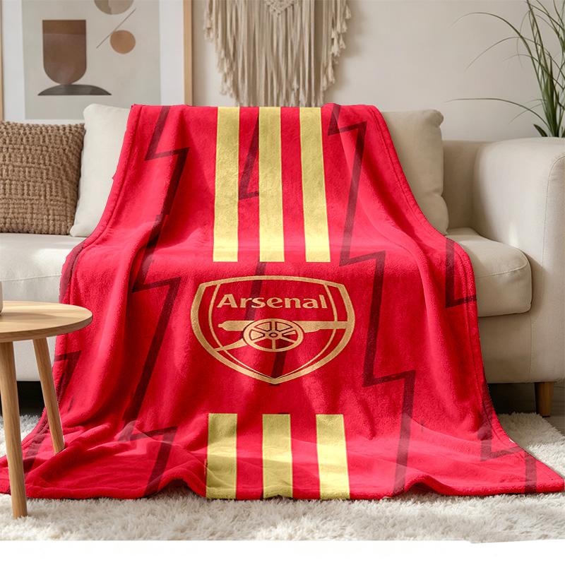 Arsenal Soft and Comfortable Flannel Suitable for Sofas Living Rooms Outdoor Camping Travel and Also Makes a Great Anniversary Gift