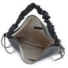 Barcos Stitch Design Leather Premium Cowhide Black Handbag, Women's, 2-Way, Handbag/Shoulder Bag, Leather, Square,