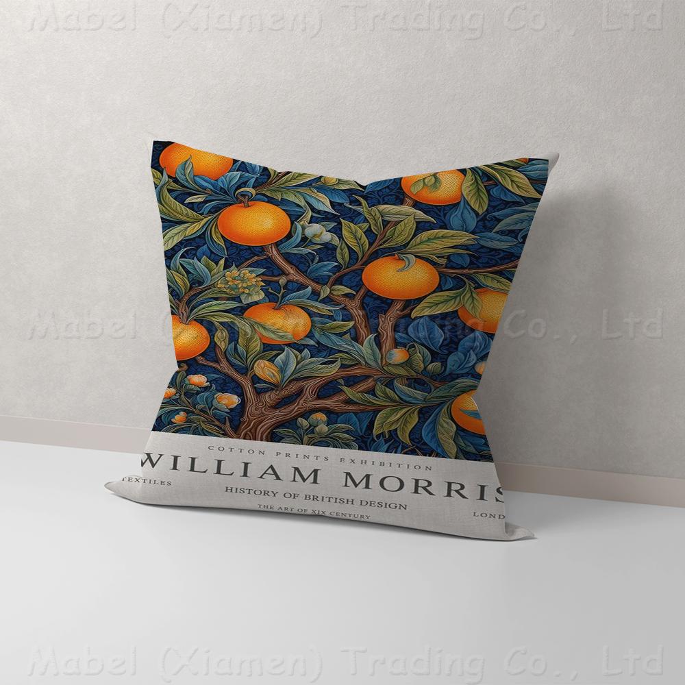 

William Morris Exhibition Butterfly Moon & Stars Art Pillow Anime Pillow Sofa Bed Head Cover Cushion Cover 45x45 Cm Fashion 40x40cm16x16Inch