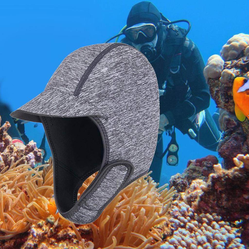 2mm Neoprene Diving Hood for Women And Men to Keep Warm, Surfing, Thermal Hood, Swim Cap