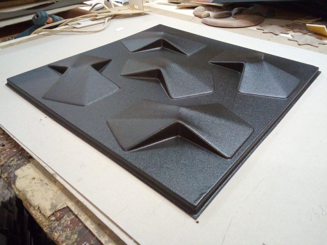 

Пластикова форма для виготовлення 3d панно Бант (3D-форма для декоративних стінових панелей для гіпсу та бетону) Настінний декор.