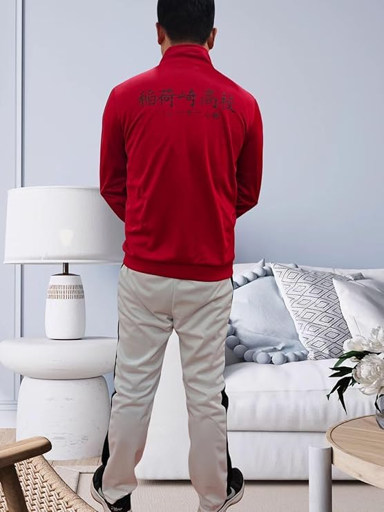 [ENDIANDUO] Jersey Cosplay Costume for Karasuno High School, Nekoma High School, and Inarizaki High School (Inarizaki, L) Halloween