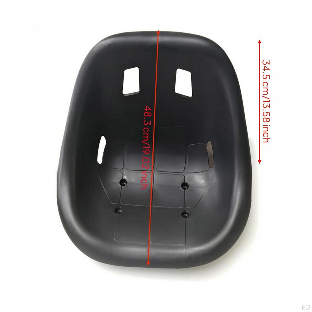 PreDrilled Balance Kart Seat | Ribbed Underside Structure, Sturdy Molded Shape, slide
