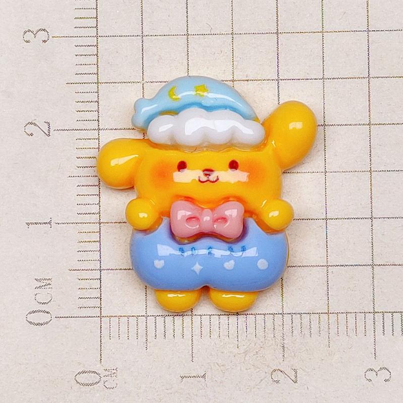 10 Pcs New Mini Kawaii Cartoon Animal Kitten Puppy Rabbit Resin Scrapbook Diy Jewelry Children Gift Hairpin Accessories A10