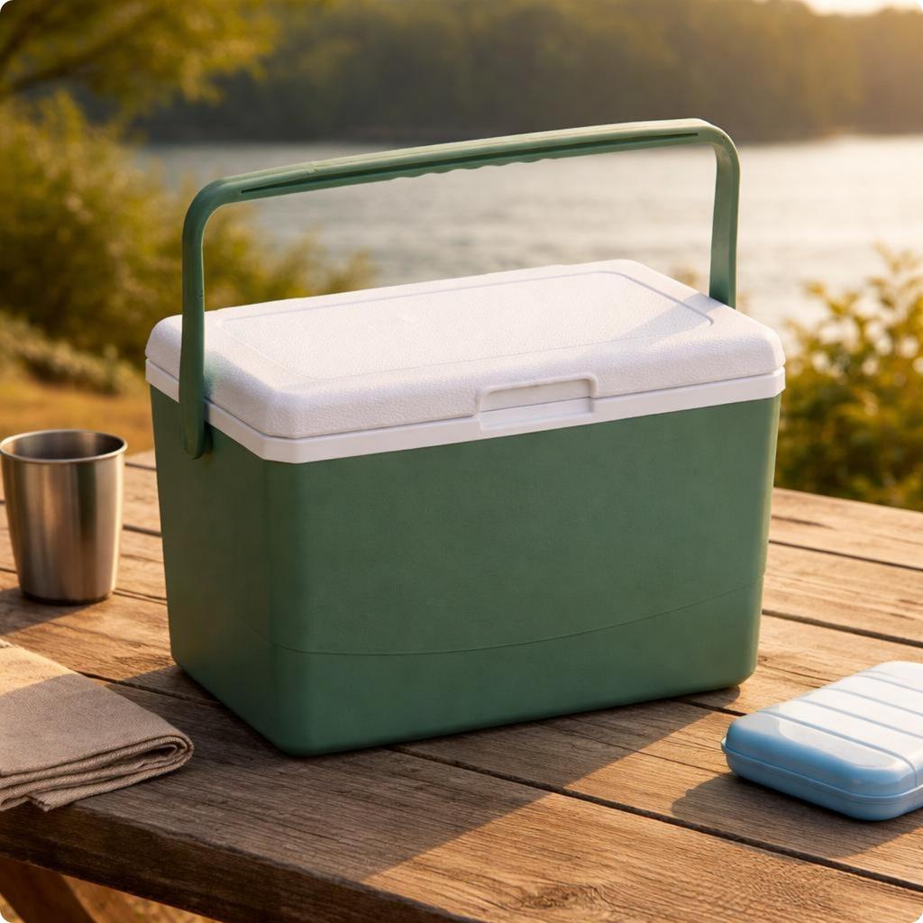 Tragbare Kühlbox 3 L Kleiner Eisbehälter Thermische Kühlbox Keine Elektrizität Kühlgerät Leicht zu reinigen Für Camping Outdoor