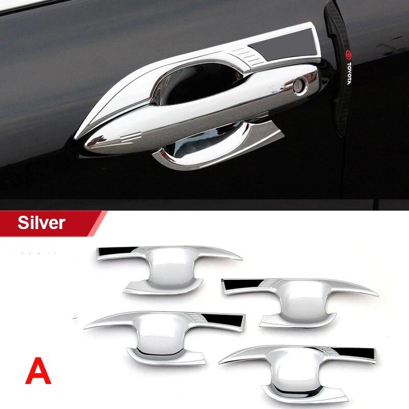 Outer Door Bowl Handle Stickers, Door Handle Bowl Frame For Toyota Camry 8TH XV70 2018    Car Accessories