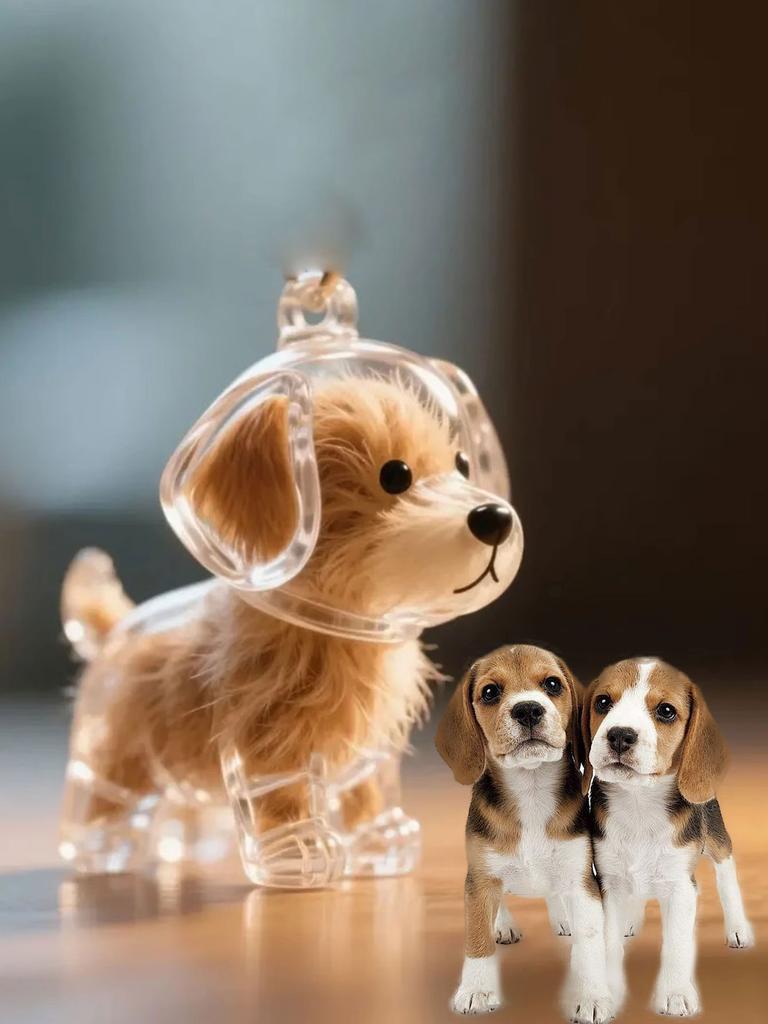 1pc Pet Breed Design Pet Hair Storage Keychain, Dog Breed Keychain Keepsake, Multifunctional Pet Memorial Pendant, Hair Storage