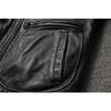 Chinese Size Vintage Genuine Leather Jacket Men Real Cowhide Air Force Flight Suit A2 Pilot Jacket Bomber Jacket Jaquetas Masculina