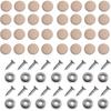10/30/60PCS Car Roof Headliner Repair Button Roof Repair Rivets Auto Roof Snap Rivets Retainer with Installation Tool