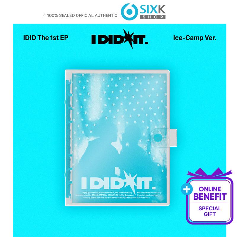 [Pre-order] Starship Rookie Boy Group IDID 1st Mini Album [I did it] Ice-Camp Ver (limited ver.) (+Online Benefit)