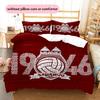 1946 Sarajevo FC Pattern Bedding Home Decoration Birthday & Festival Gift (1 * duvet cover + 2 * pillowcase, without core)
