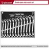 Plum Blossom Double-End Open Wrench Set - Universal Car Repair Tool Kit