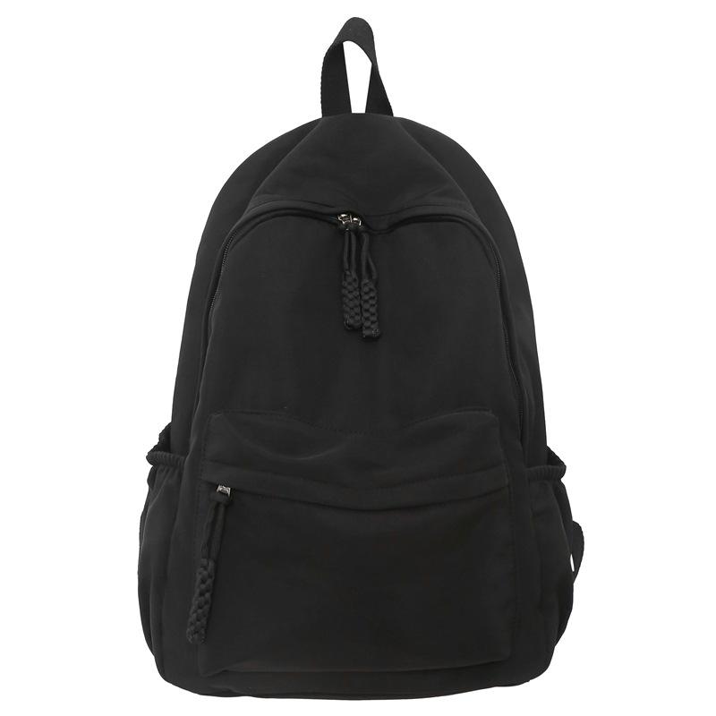 School Bag Female Japanese Style Simple Campus High School Student Backpack Junior High School Student Travel Backpack Large Capacity