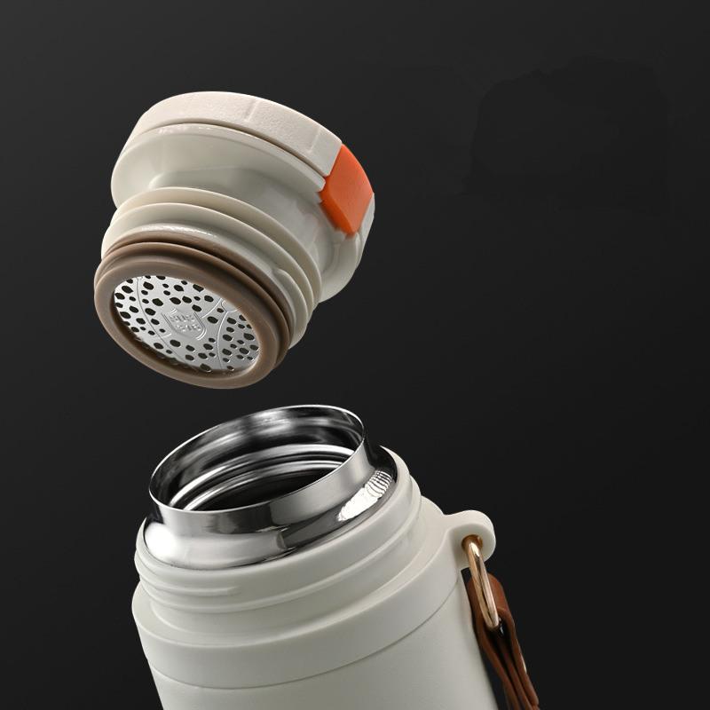 316 Stainless Steel Insulated Vaccum Flasks Water Bottle Thermal Coffee Cup Tumbler Keep Hot Thermos For Tea With Tea Infuser