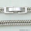 TRIDEA SV925 Silver Triple Curb Chain Necklace Silver Triple Curb [T JEWELRY] 12-Sided (60cm 25g, 12-Sided Chain)
