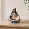 Jewelry Storage Box with Jesus or Virgin Design Religious Tray Compact