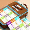 L-shaped A4 File Bag Large Capacity 4 Layers Stationery Storage Bag Transparent Mesh File Organizer School Supplies