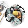 Penguins Insulated Lunch Box Reusable Cooler Tote Bag Waterproof Lunch Holder Lunch Bag Gift for Women Men Work Picnic Travel