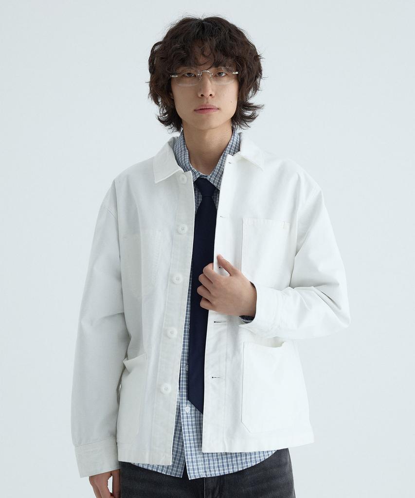 Cgp French Work Jacket - White