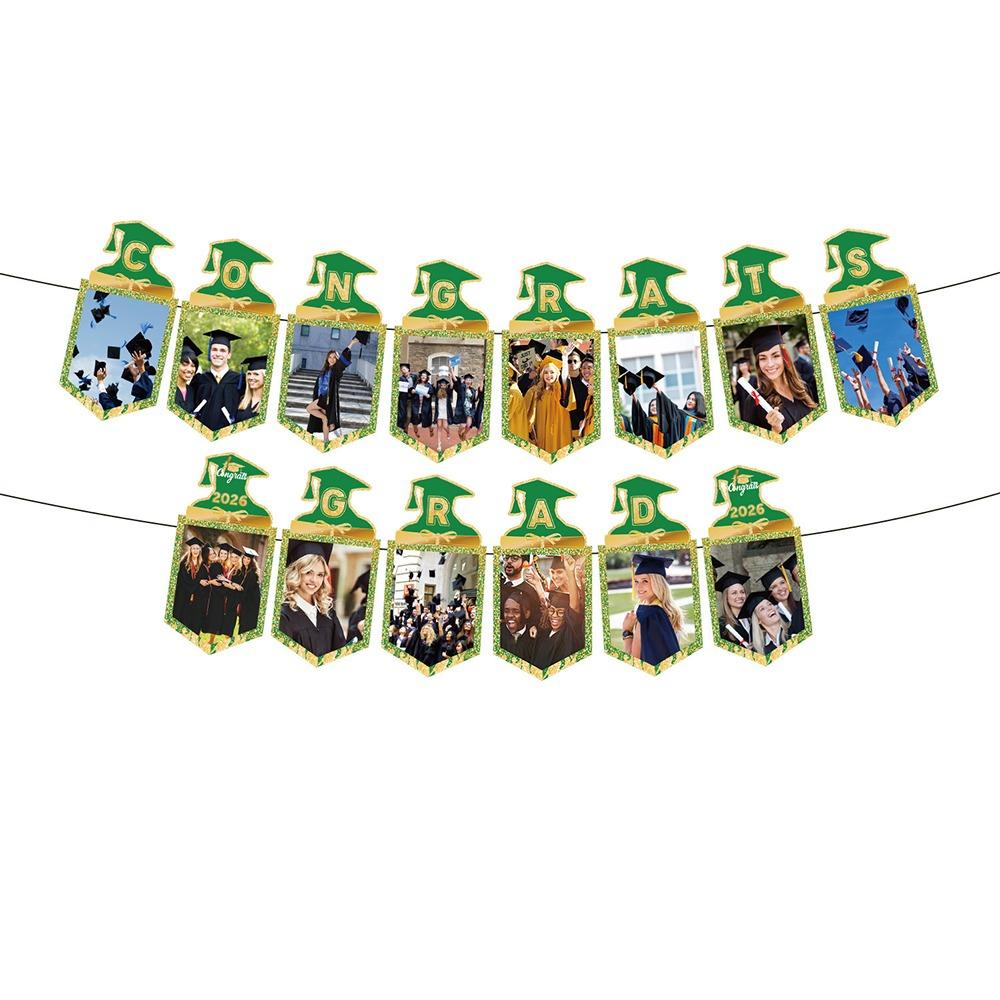 Celebrate Congrats Grad Banner Graduation Season Graduation Photo Props  Graduation Ceremony