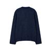 Double Eight Hairy Knit Cardigan (Navy)
