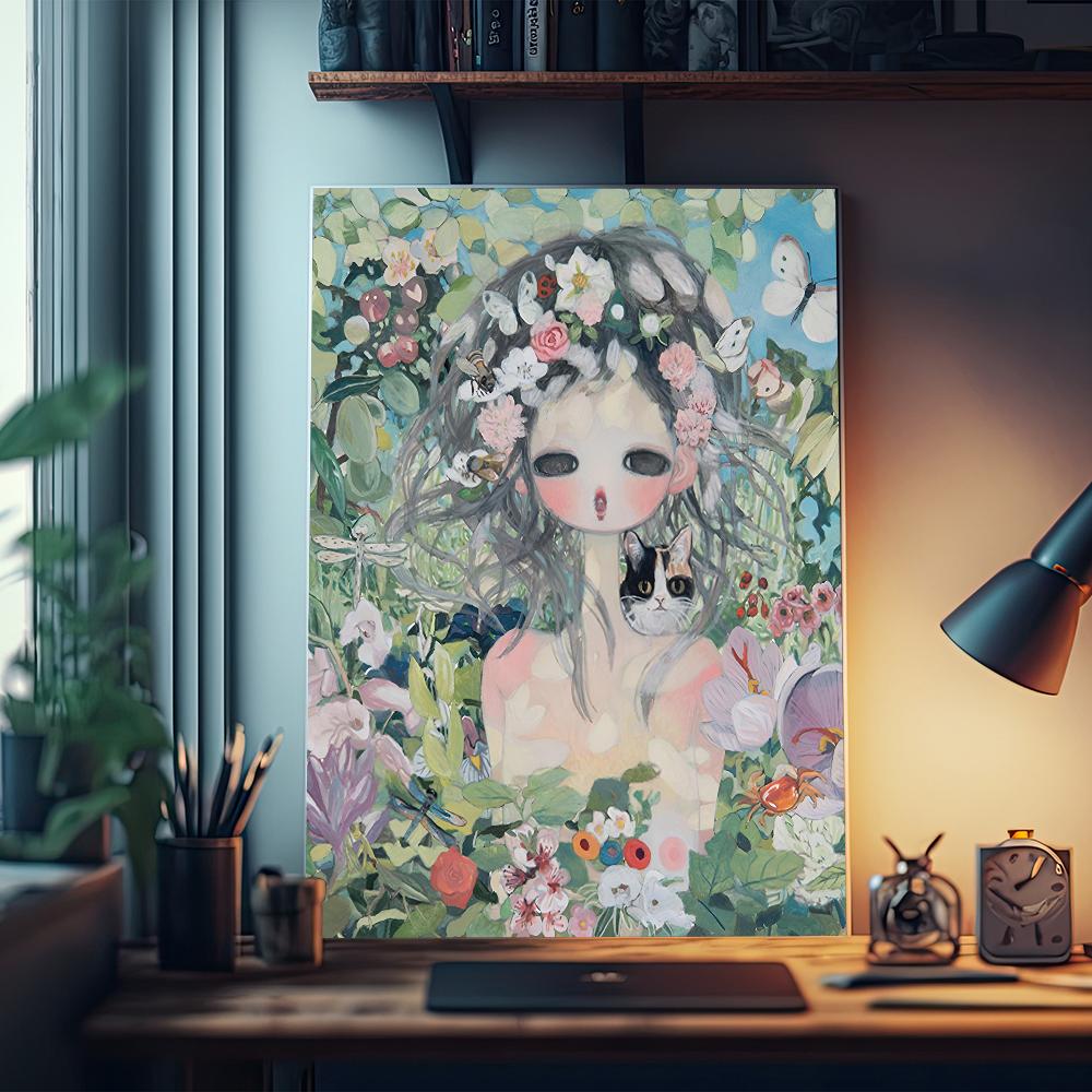 

1 шт. Ая Такано Аниме Фильм Липкие Плакаты Ретро Крафт Бумага Наклейка DIY Комната Бар Кафе Эстетическое Искусство Настенная Живопись 21cm×30cm NoFrame