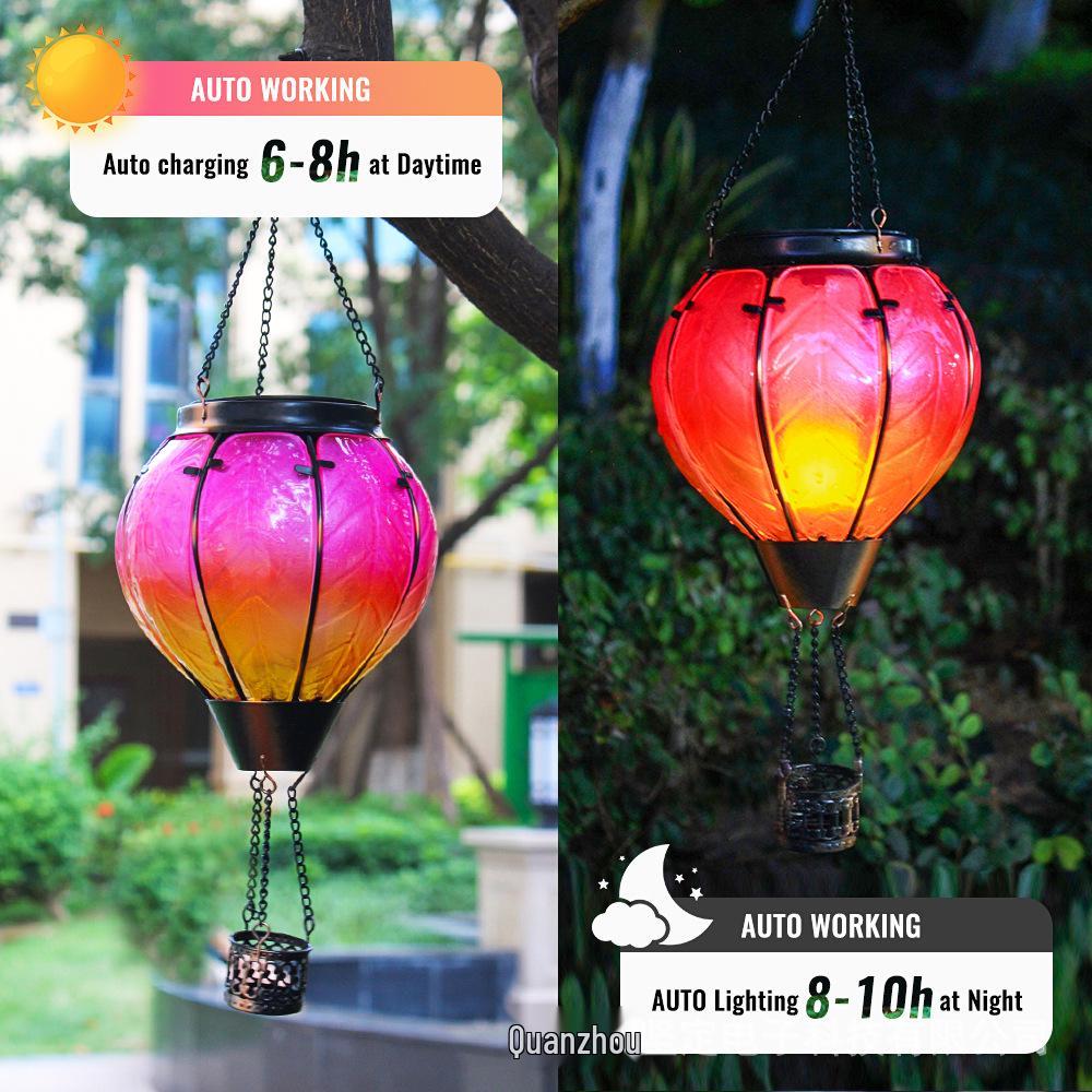 

Подвесной фонарь с мерцающим пламенем на солнечной батарее – Водонепроницаемый уличный светильник в виде воздушного шара