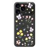 For iPhone 17 Pro Max Case Small Flowers Pattern Printing Straight Edge TPU Phone Back Cover
