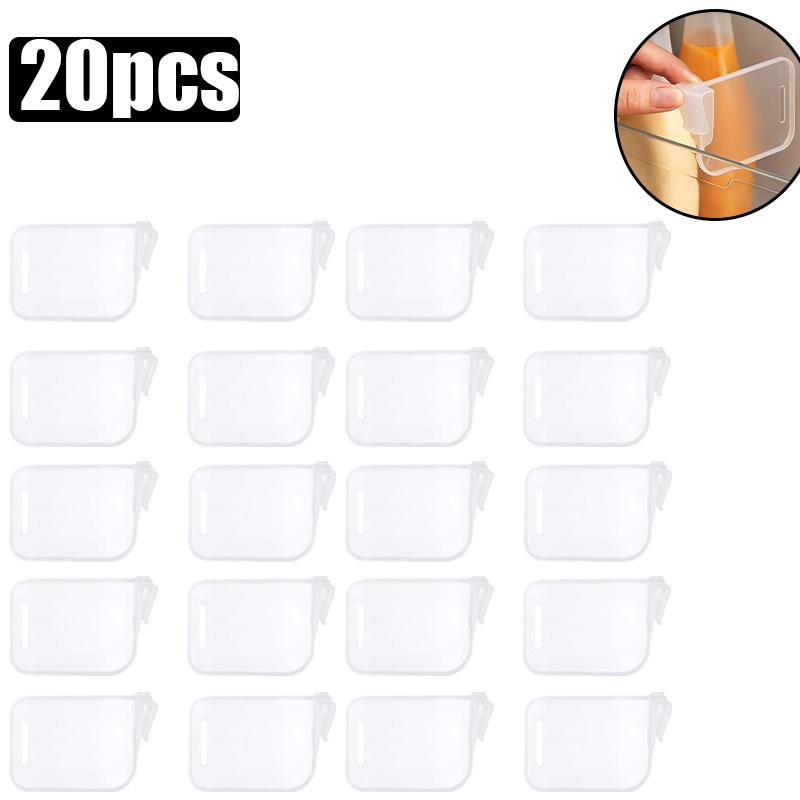 10/20pcs Refrigerator Side Door Sorting Partition Card Buckle Kitchen Bedroom Storage Storage Sorting Box Space Division Garrafa