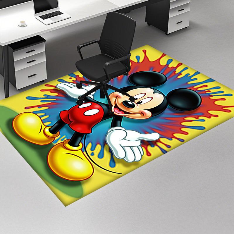 1pc,Mickey Mouse Home Office Chair Rug Outdoor Gift CarpetL069