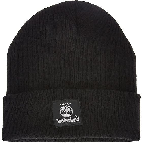 Короткая шапка-бини Timberland One Size чёрный