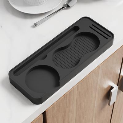 Supporto per Polvere Caffettiera Pressa Tamping Pad in Silicone per Alimenti Superficie Liscia Non Porosa Facile da Pulire Strumento da Barista