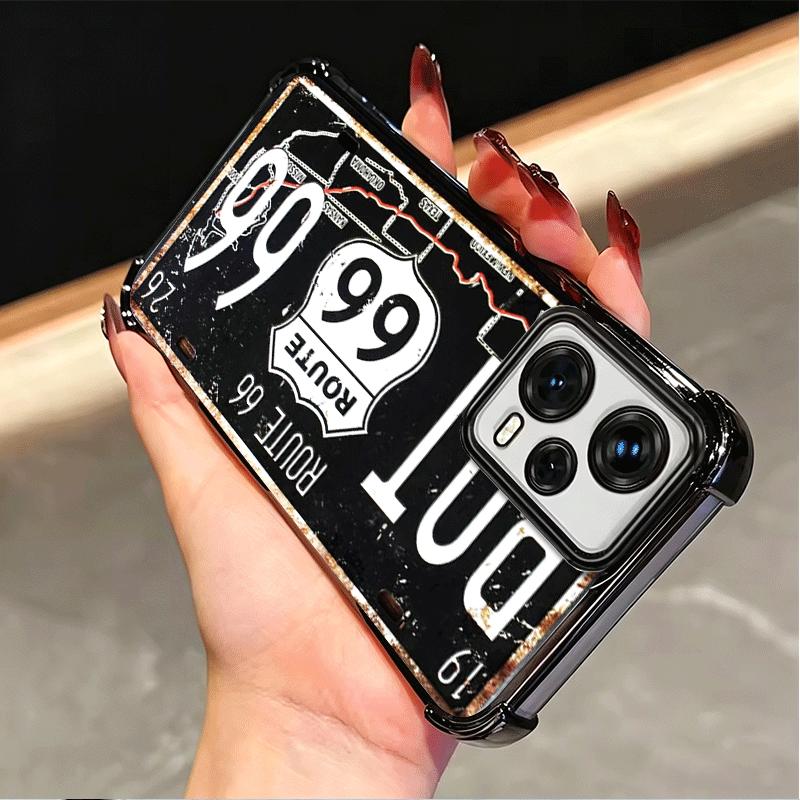 Retro Vintage License Plate Soft Phone Case For Xiaomi Poco X7 X8 Pro Max X6 X5 X3 F8 Ultra F7 M8 M7 M5S Redmi 15C 15A 15 14C 13