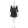 Nun Hallween Lolita Costume Polyester Fabric Party Girl Clothes Props Black