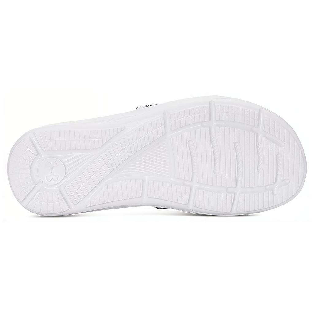 Under Armour Ignite 6 Graphic Strap Slide 'Black White' Women's 3024453-002