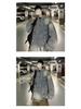 Men's Retro Denim Hooded Sweatshirt Jacket – Washed Distressed Look for Autumn/Winter