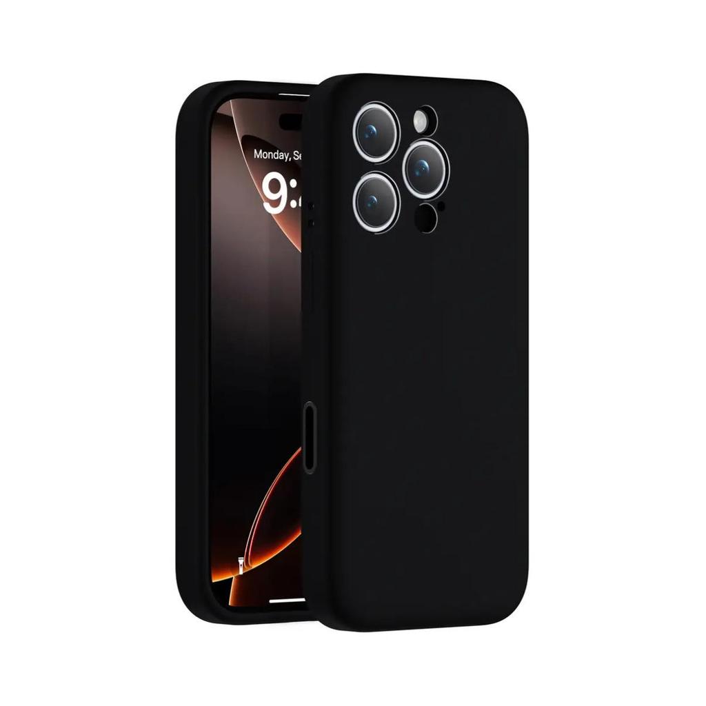 Custodia Magnetica in Silicone a 16 Pulsanti per iPhone 15 Pro Max con Design Lenti a Filo