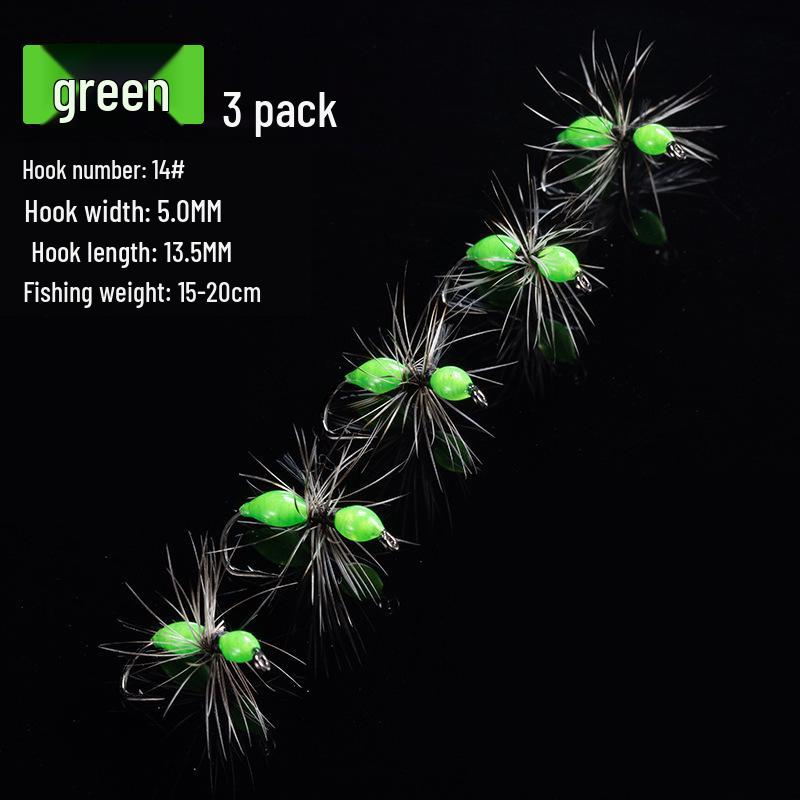 

Feathered White Stripe Mackerel Bionic Insect Lure Set for Mandarin Fish. No Size Specification