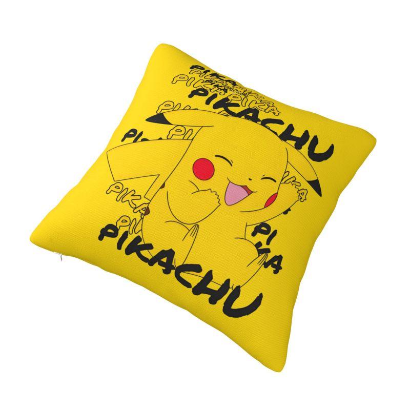 Custom Pikachus Anime Game Pillow Covers Cartoon Manga Modern Cushion Cover Car Pillowcase