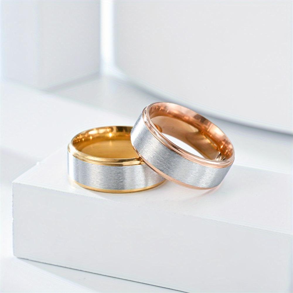 1Pc Stylish, Simple and Multi-purpose Titanium Steel Ring, Daily Wear | As A Gift