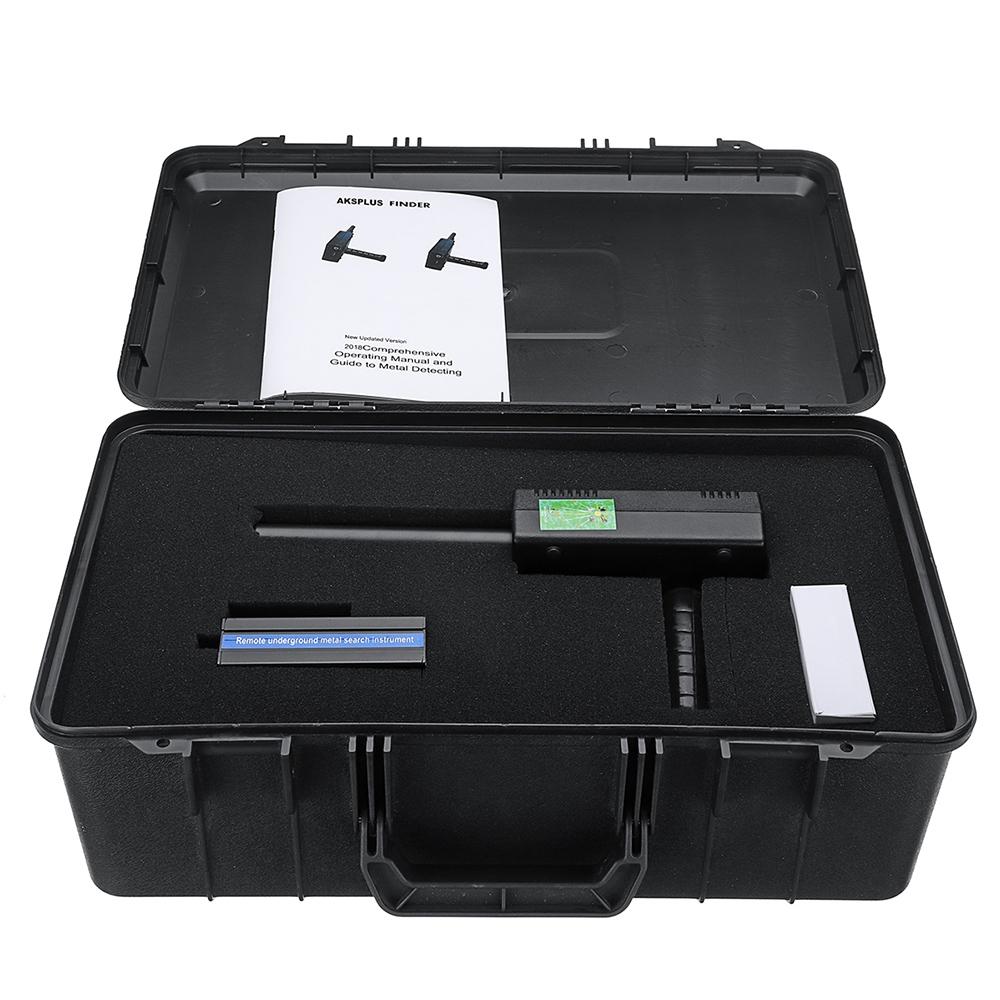 1000~1600mAh Outdoor 20M Deepth Underground AKS 3D Metal Detector upgrade Metal Detector for Adventure gold silver diamond Detector 12V