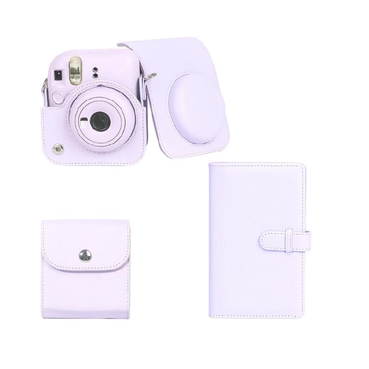 Camera Case Protector With 108 Slot Photo Storage Album Portable Carry Design for Mini12 Camera Daily Carry Use