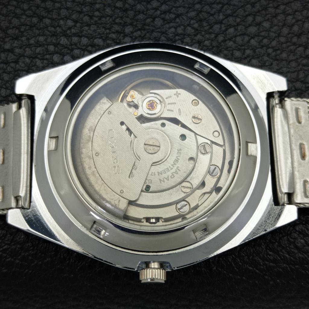 JAPAN SEIKO 5 AUTOMATIC MENS 6309A REFURBISHED WHITE COLOR DIAL WATCH A440269-4 Sk-a440269