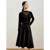 Elegant Slim Fit Diamond Chain Half High Neck Sweater for Women
