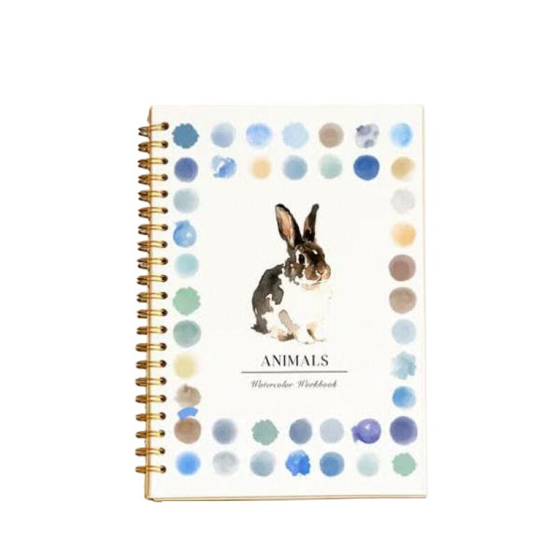 Aquarell Arbeidsbøker Fargeleggingsbok Nybegynnervennlig Malesett Enkle Naturscener Malesett Kunsthåndverk