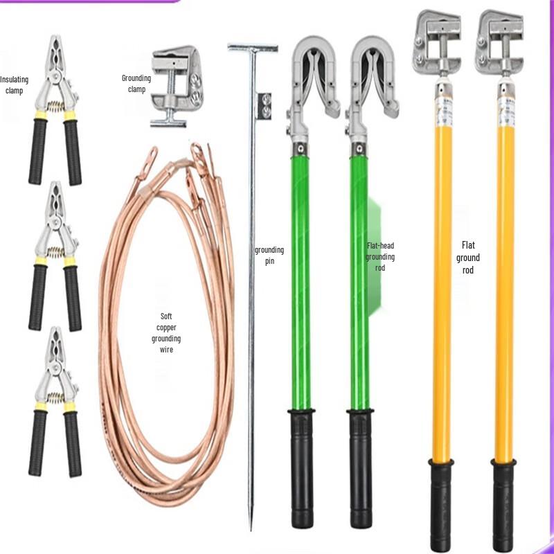 WEZHO Portable High/Low Voltage Grounding Wire Kit